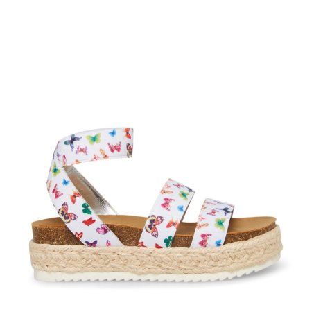 Multicolor Steve Madden Jkimmie Kids' Platform Sandals | PH 8516VUP